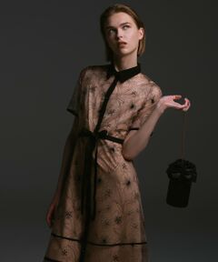 allureville / アルアバイル ドレス | 【LOULOU WILLOUGHBY】オーガンジーフラワー刺繍ワンピース