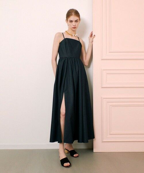 allureville / アルアバイル ドレス | ◇【LOULOU WILLOUGHBY】シャンブレーベアワンピース | 詳細1