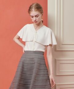 allureville / アルアバイル ニット・セーター | 【LOULOU WILLOUGHBY】メタリックヤーンケーププルオーバー