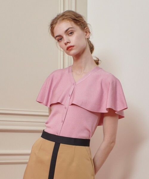 allureville / アルアバイル ニット・セーター | 【LOULOU WILLOUGHBY】メタリックヤーンケーププルオーバー | 詳細9