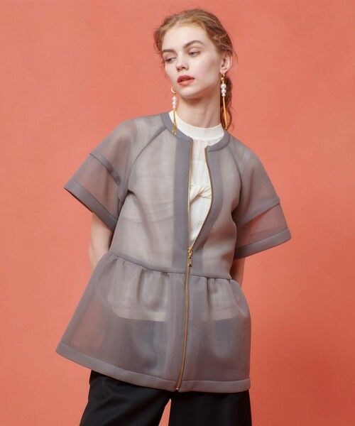 allureville / アルアバイル ブルゾン | 【LOULOU WILLOUGHBY】ダブルラッセルブルゾン | 詳細1