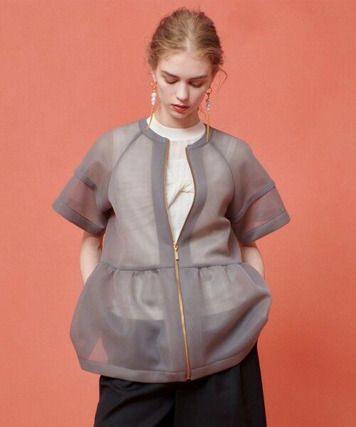 allureville / アルアバイル ブルゾン | 【LOULOU WILLOUGHBY】ダブルラッセルブルゾン | 詳細2