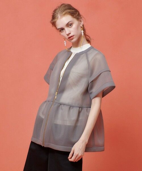 allureville / アルアバイル ブルゾン | 【LOULOU WILLOUGHBY】ダブルラッセルブルゾン | 詳細3