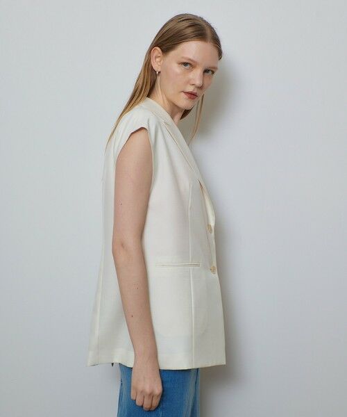 allureville / アルアバイル ベスト | エアリービエラテーラードジレ | 詳細7