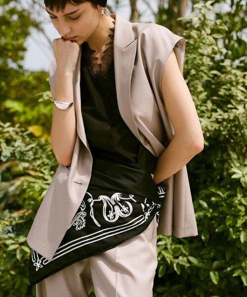 allureville / アルアバイル ベスト | エアリービエラテーラードジレ | 詳細13