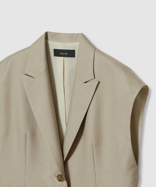 allureville / アルアバイル ベスト | エアリービエラテーラードジレ | 詳細17