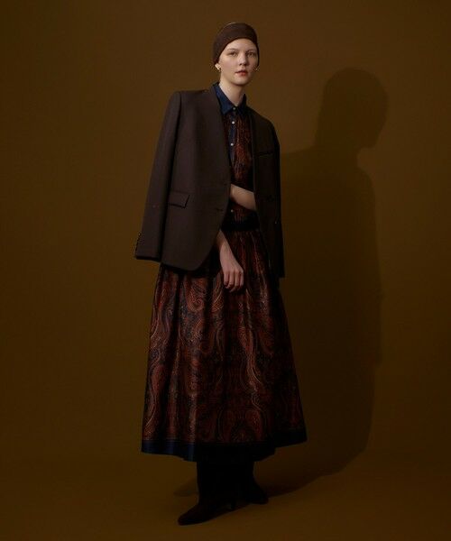 allureville / アルアバイル その他アウター | ウールサージノーカラージャケット | 詳細3