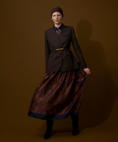 allureville / アルアバイル その他アウター | ウールサージノーカラージャケット | 詳細4