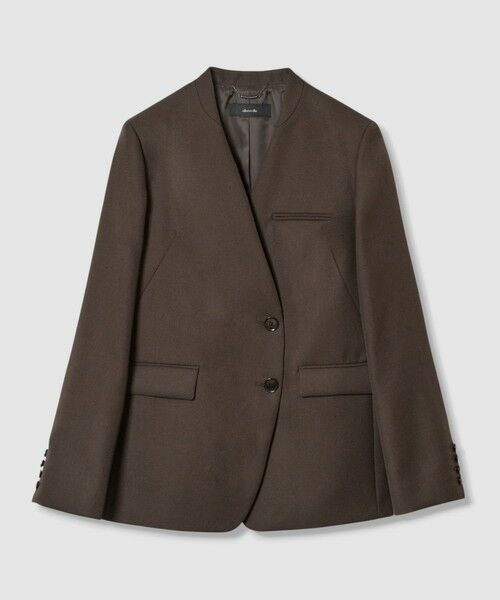 allureville / アルアバイル その他アウター | ウールサージノーカラージャケット | 詳細5