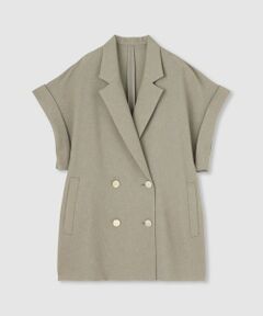 allureville / アルアバイル テーラードジャケット | スラブメッシュフレンチスリーブジャケット