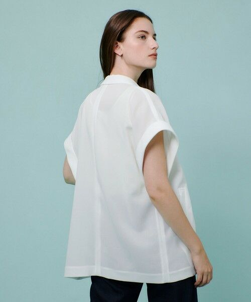 allureville / アルアバイル テーラードジャケット | スラブメッシュフレンチスリーブジャケット | 詳細3