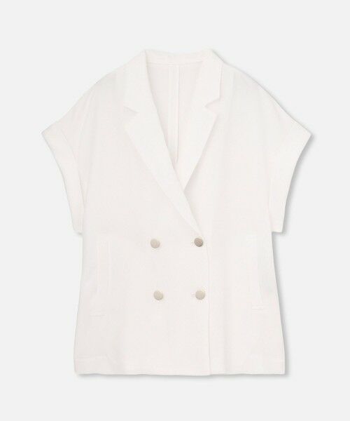 allureville / アルアバイル テーラードジャケット | スラブメッシュフレンチスリーブジャケット | 詳細4