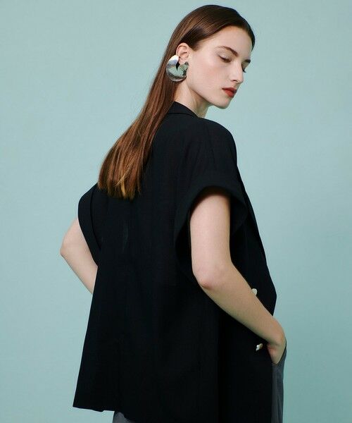 allureville / アルアバイル テーラードジャケット | スラブメッシュフレンチスリーブジャケット | 詳細10