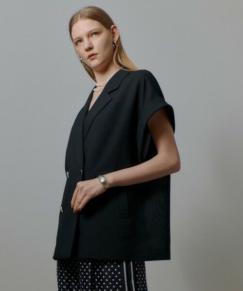 allureville / アルアバイル テーラードジャケット | スラブメッシュフレンチスリーブジャケット | 詳細11