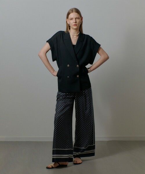 allureville / アルアバイル テーラードジャケット | スラブメッシュフレンチスリーブジャケット | 詳細15