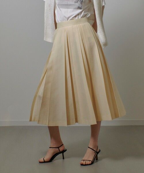 allureville / アルアバイル ロング・マキシ丈スカート | シアオーガンプリーツスカート | 詳細1