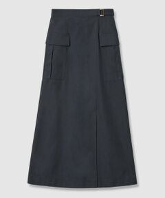 allureville / アルアバイル ミニ・ひざ丈スカート | ツイルストレッチサファリスカート