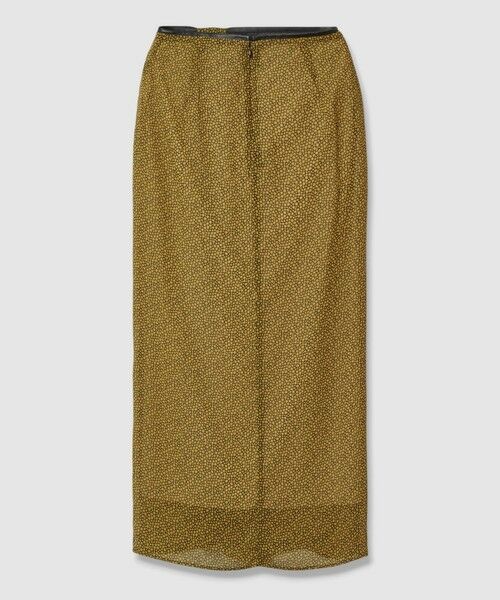 allureville / アルアバイル ミニ・ひざ丈スカート | ルミナスプリントドレープスカート | 詳細10