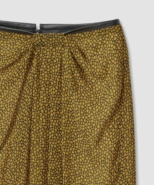 allureville / アルアバイル ミニ・ひざ丈スカート | ルミナスプリントドレープスカート | 詳細11