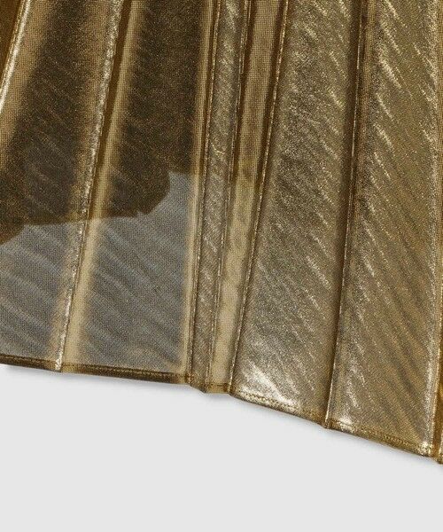 allureville / アルアバイル ロング・マキシ丈スカート | メタリック切替プリーツスカート | 詳細6