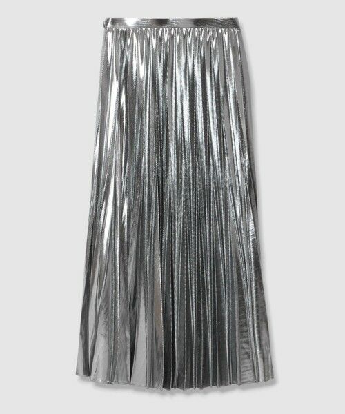 allureville / アルアバイル ロング・マキシ丈スカート | メタリック切替プリーツスカート | 詳細12