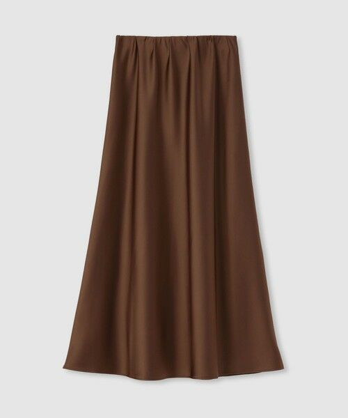 allureville / アルアバイル ロング・マキシ丈スカート | サテンバイヤスナロースカート | 詳細13