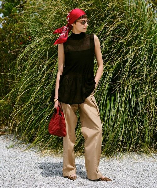 allureville / アルアバイル カーゴパンツ | オーガニックギャバカーゴパンツ | 詳細1