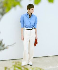 allureville / アルアバイル スラックス・ドレスパンツ | ダブルカバークロススラックスパンツ