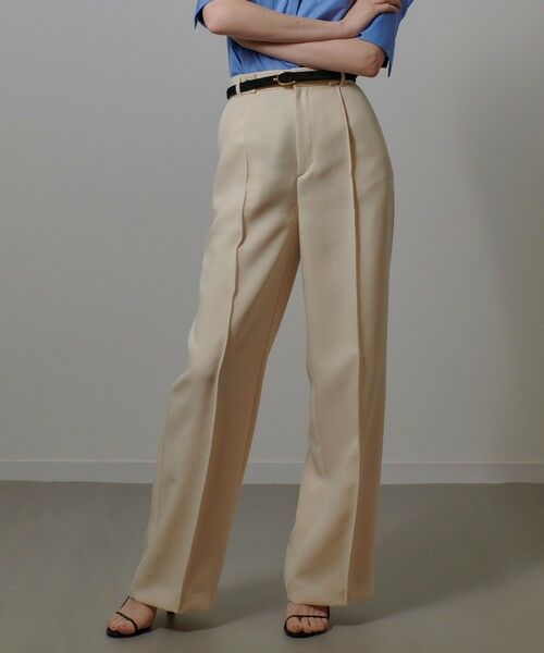 allureville / アルアバイル スラックス・ドレスパンツ | ダブルカバークロススラックスパンツ | 詳細1