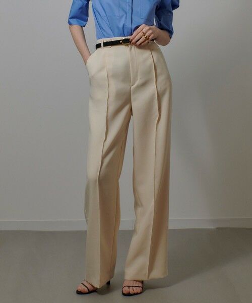 allureville / アルアバイル スラックス・ドレスパンツ | ダブルカバークロススラックスパンツ | 詳細2