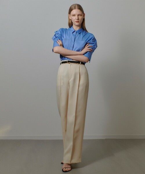 allureville / アルアバイル スラックス・ドレスパンツ | ダブルカバークロススラックスパンツ | 詳細3