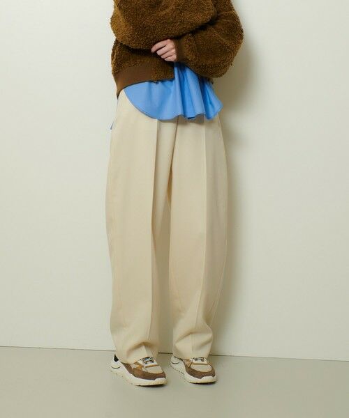 allureville / アルアバイル その他パンツ | ドライウールカーブライントラウザー | 詳細1