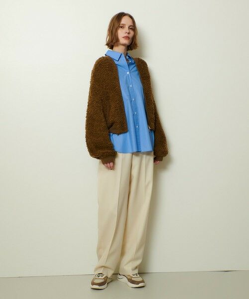 allureville / アルアバイル その他パンツ | ドライウールカーブライントラウザー | 詳細4