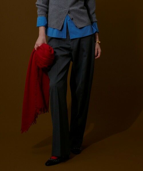 allureville / アルアバイル その他パンツ | ドライウールカーブライントラウザー(グレー (92))