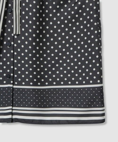 allureville / アルアバイル シャツ・ブラウス | パネルドットプリントボウタイブラウス | 詳細10