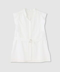 allureville / アルアバイル シャツ・ブラウス | カラミストライプ切替ブラウス