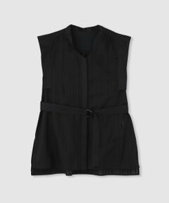 allureville / アルアバイル シャツ・ブラウス | カラミストライプ切替ブラウス