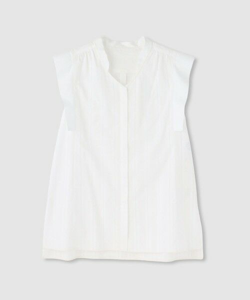 allureville / アルアバイル シャツ・ブラウス | カラミストライプ切替ブラウス | 詳細2