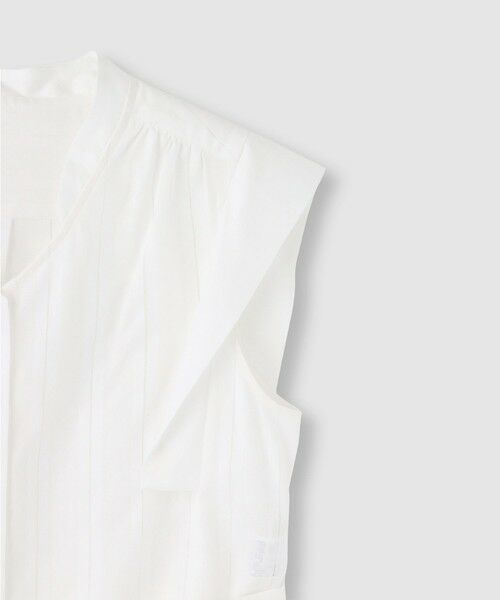 allureville / アルアバイル シャツ・ブラウス | カラミストライプ切替ブラウス | 詳細4