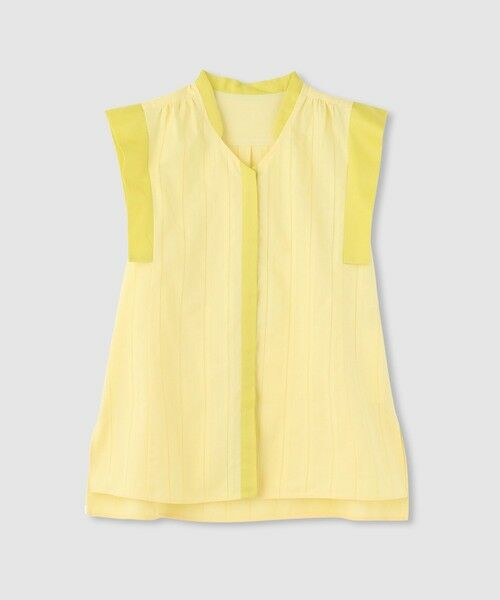 allureville / アルアバイル シャツ・ブラウス | カラミストライプ切替ブラウス | 詳細9