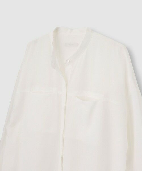 allureville / アルアバイル シャツ・ブラウス | ダンガリーバンドカラーシャツ | 詳細2