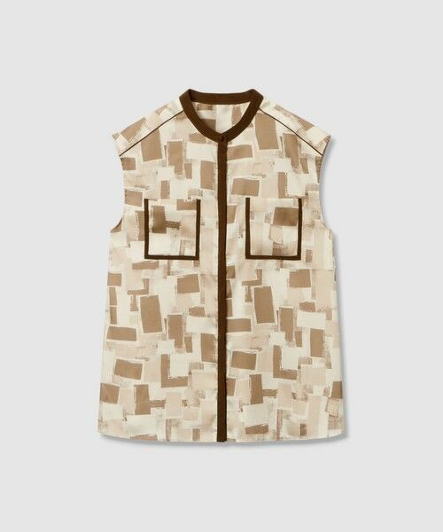 allureville / アルアバイル シャツ・ブラウス | LISAジオメトリックプリントノースリブラウス | 詳細4