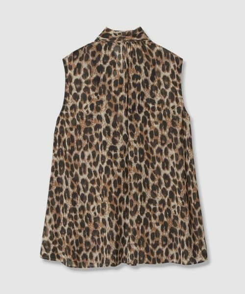 allureville / アルアバイル シャツ・ブラウス | レオパードプリントボウブラウス | 詳細5