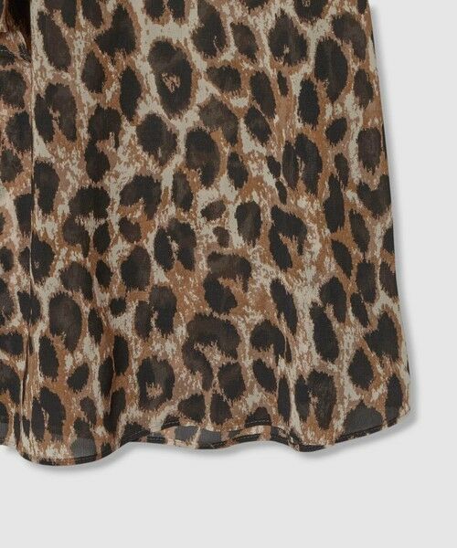 allureville / アルアバイル シャツ・ブラウス | レオパードプリントボウブラウス | 詳細8