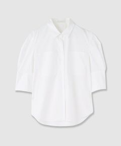 allureville / アルアバイル シャツ・ブラウス | コットン混ストレッチブロードシャツ