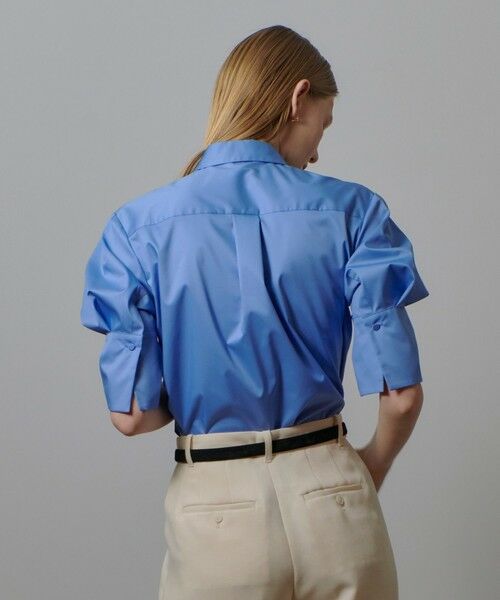 allureville / アルアバイル シャツ・ブラウス | コットン混ストレッチブロードシャツ | 詳細7