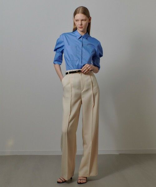 allureville / アルアバイル シャツ・ブラウス | コットン混ストレッチブロードシャツ | 詳細8