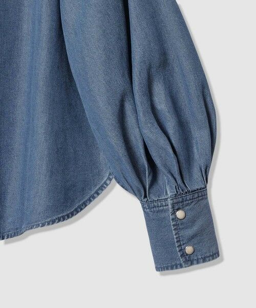 allureville / アルアバイル シャツ・ブラウス | デニムボウブラウス | 詳細6