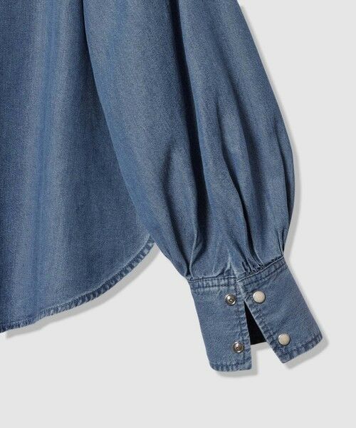 allureville / アルアバイル シャツ・ブラウス | デニムボウブラウス | 詳細7