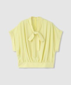 allureville / アルアバイル シャツ・ブラウス | ボウタイタックフレンチスリーブブラウス